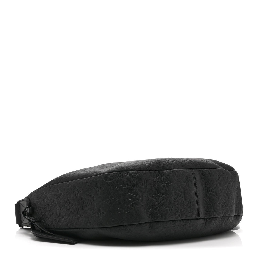 Calfskin Monogram Shadow Hobo Hamac Black