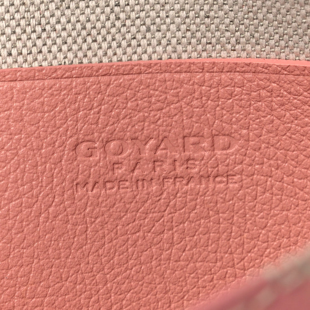 Goyardine Plumet Wallet Clutch Powder Pink