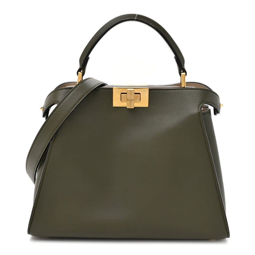 Vitello Tahiti Burro Medium Peekaboo Iconic Essentially Satchel Asparago Camelia