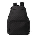 Denim Monogram Medium Backpack Black