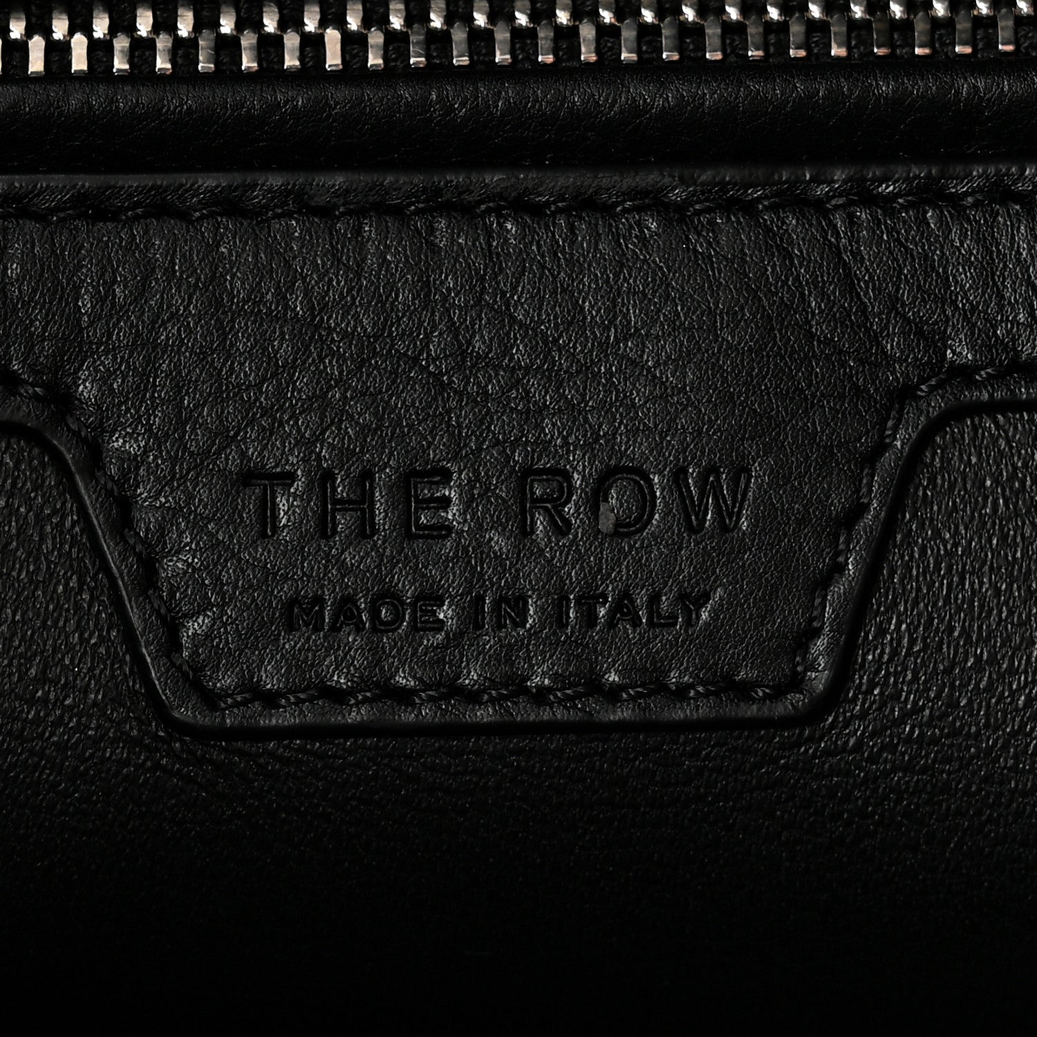 Grained Calfskin Terrasse Bag Black