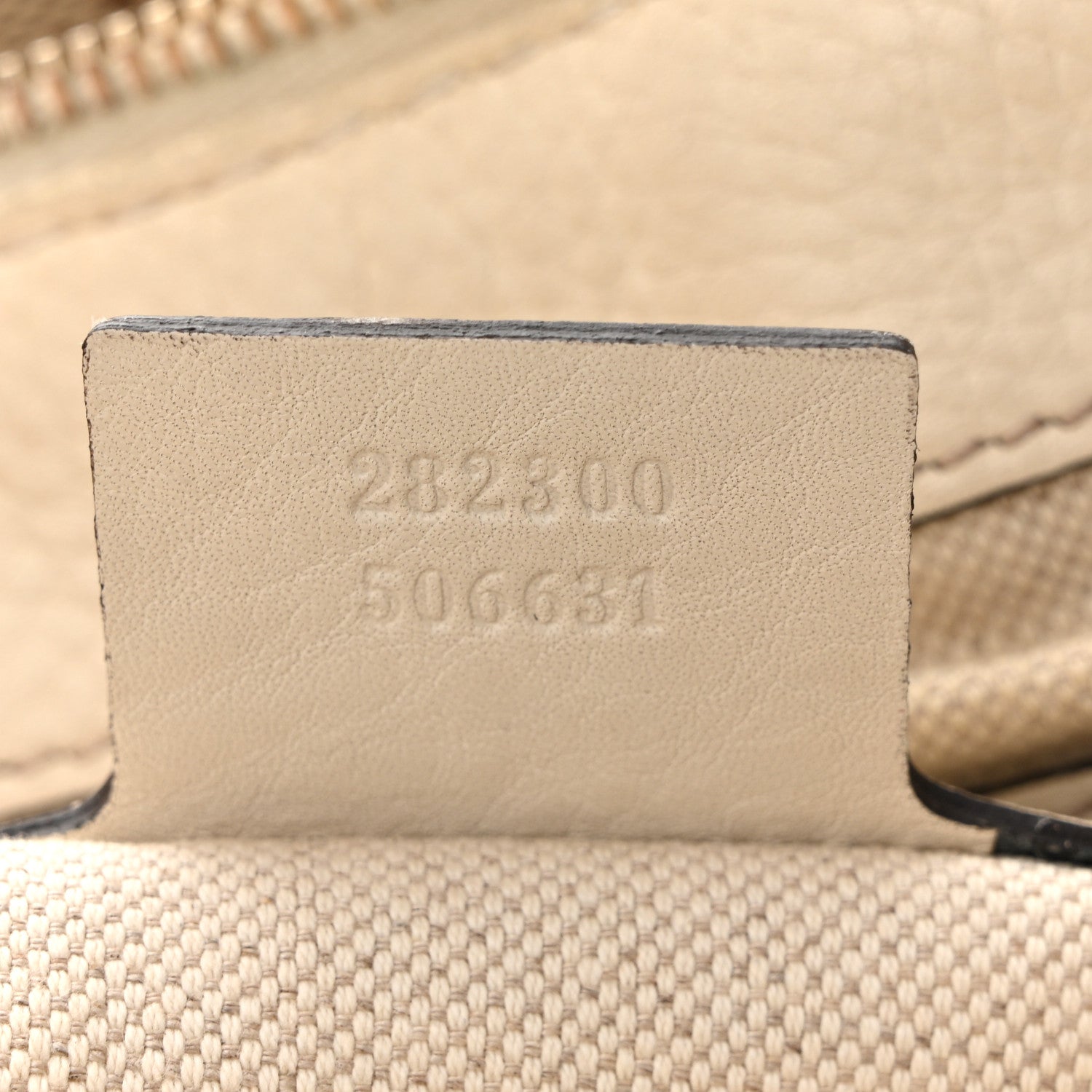 Monogram GG Canvas Small Bella Top Handle Bag Off White