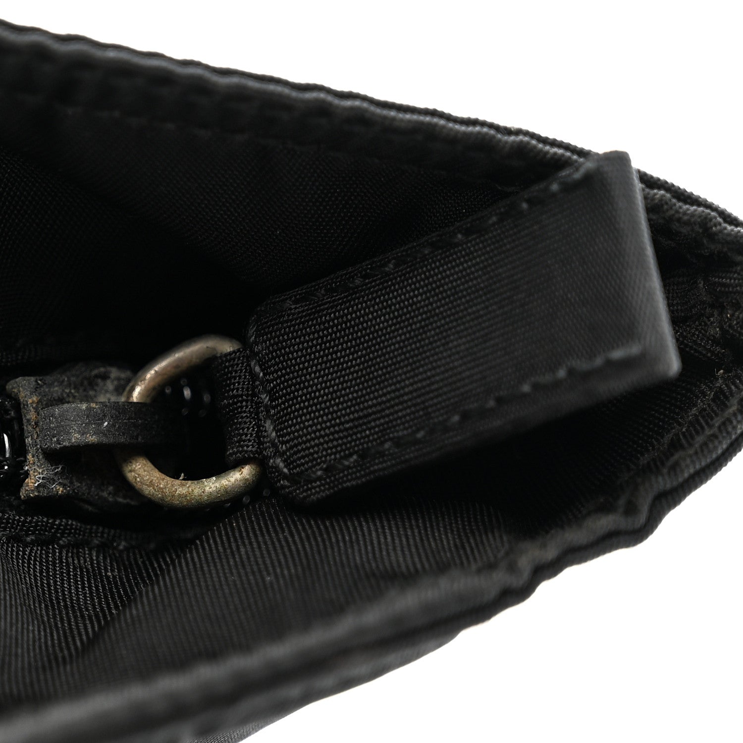 Tessuto Nylon Mini Shopping Tote Black