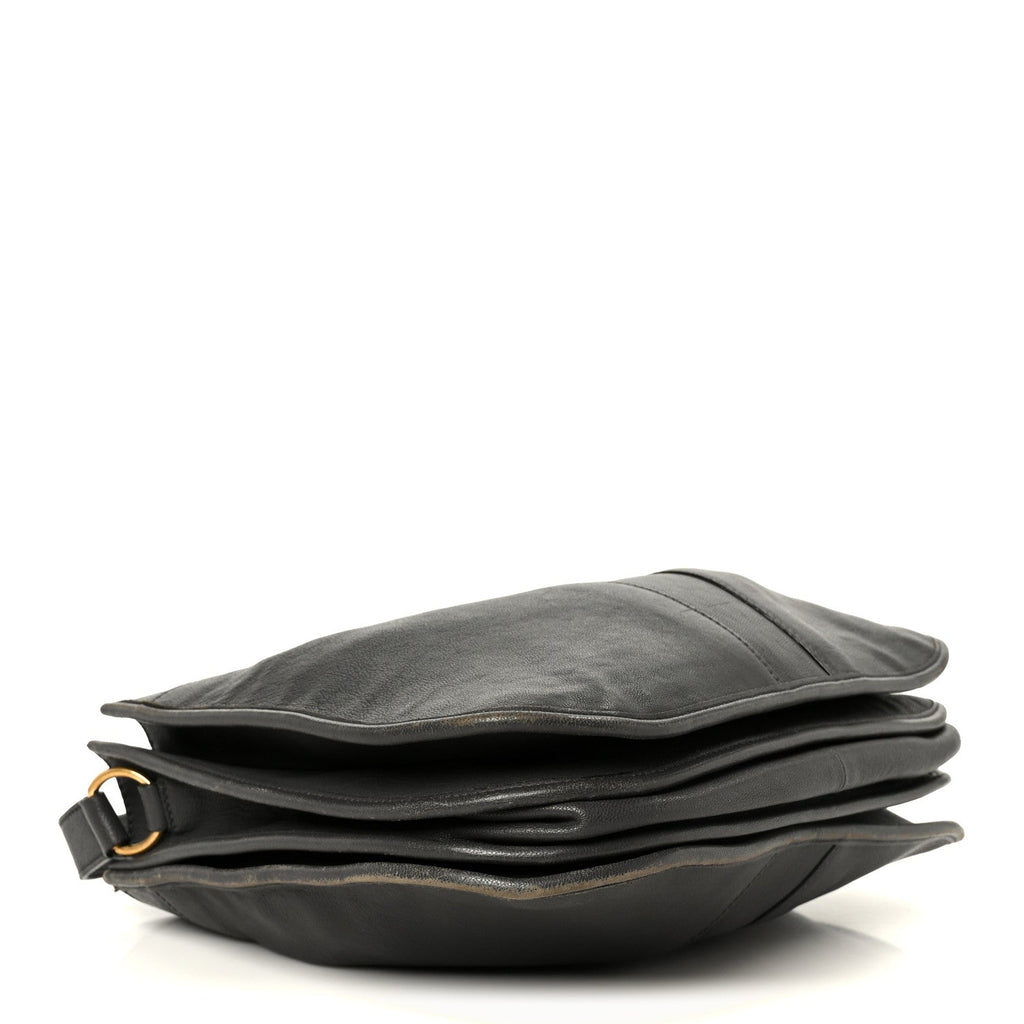 Sheepskin Medium Chyc Shoulder Bag Grey