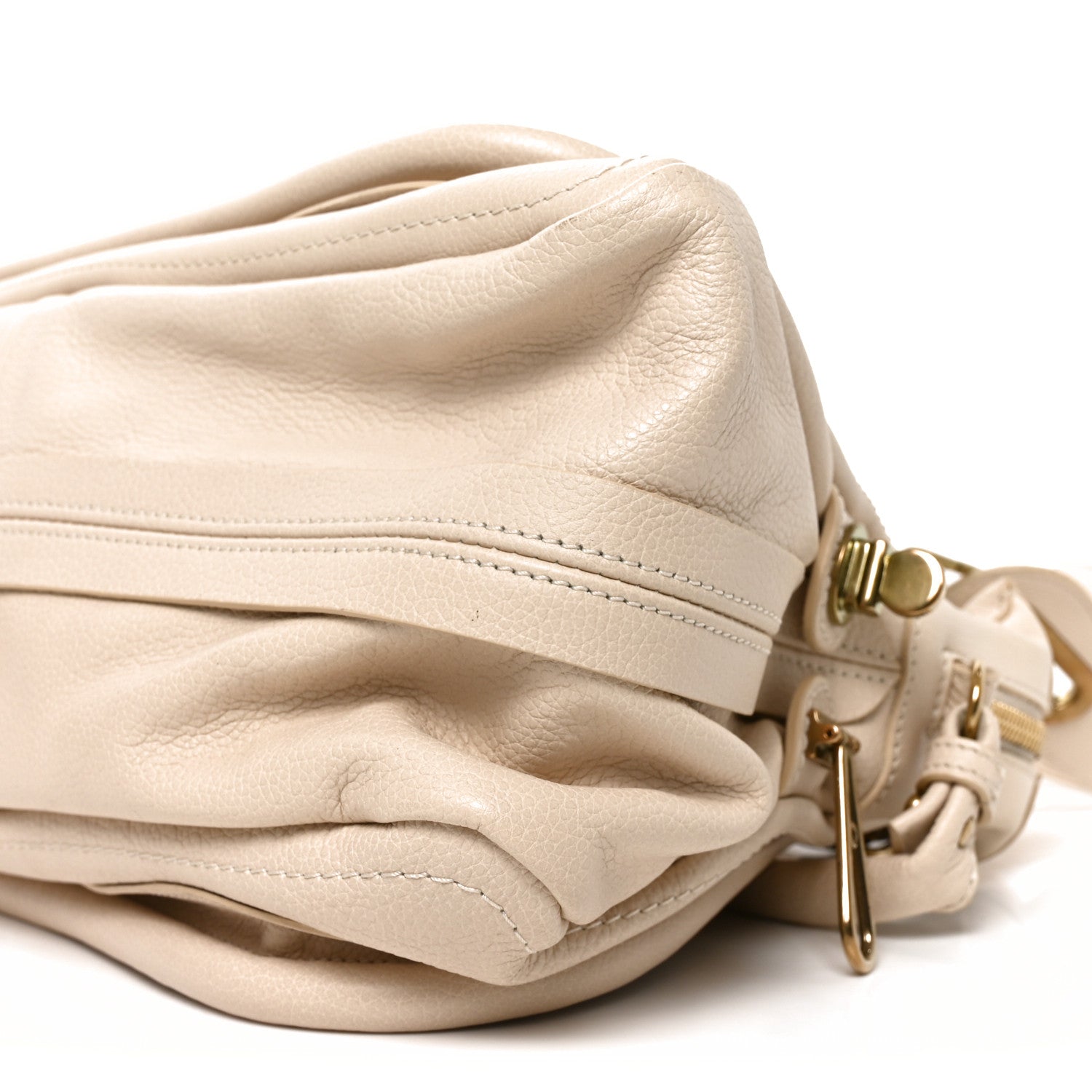 Calfskin Medium Paraty Husky White