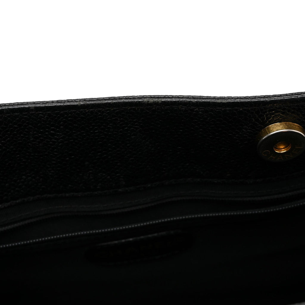 Caviar Shoulder Bag Black
