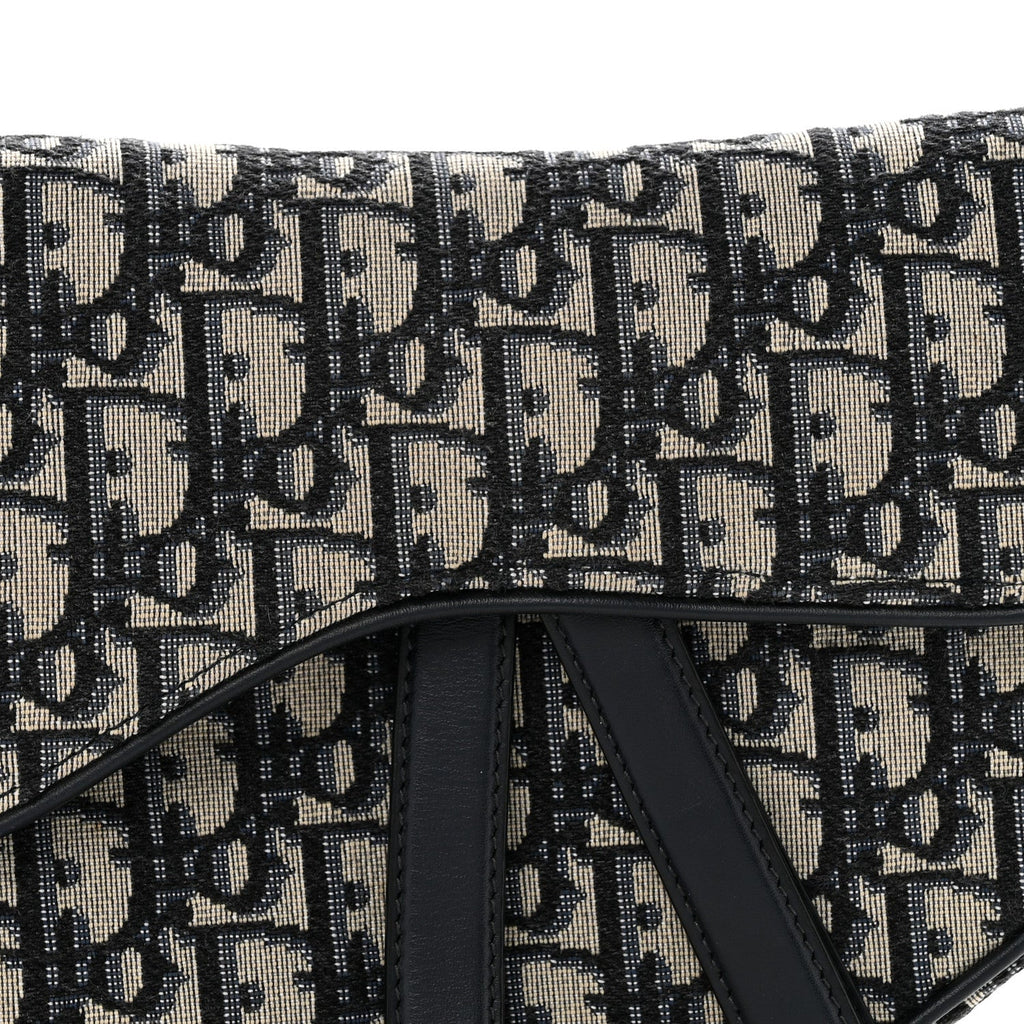 Oblique Saddle Bag Blue