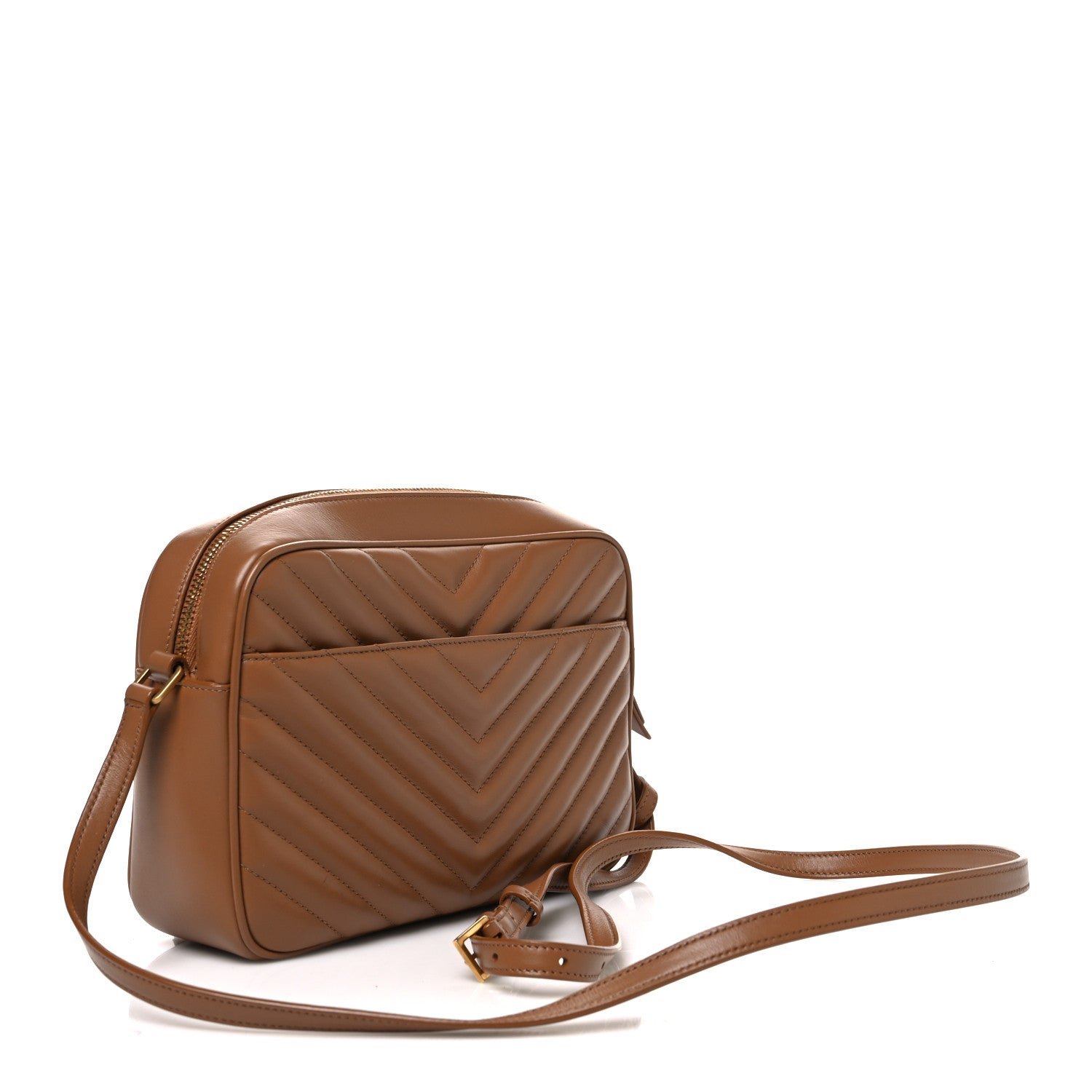 Calfskin Matelasse Monogram Lou Camera Bag Cinnamon