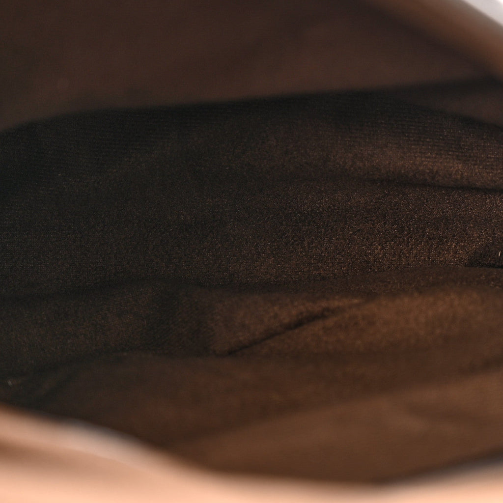 Grained Calfskin Medium Jennifer Crossbody Bag Brown
