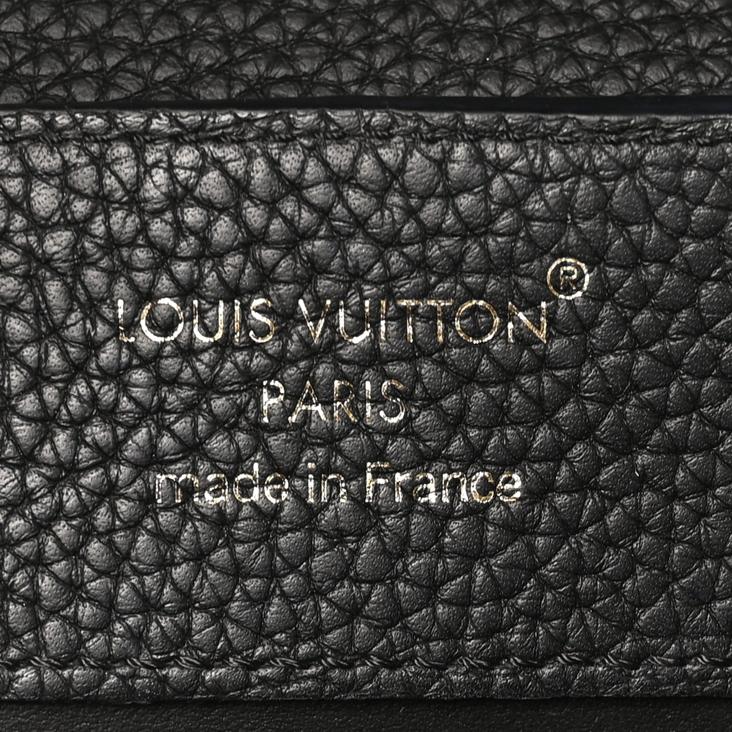 Taurillon Mother of Pearl Capucines BB Black