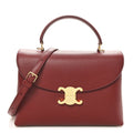 Supple Grained Calfskin Medium Nino Light Burgundy