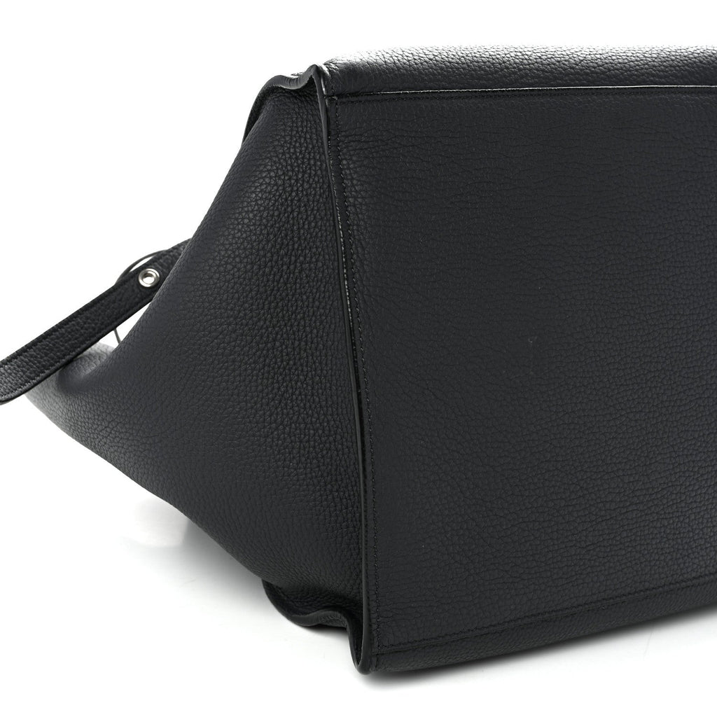 Supple Grained Calfskin Small Big Bag Anthractie