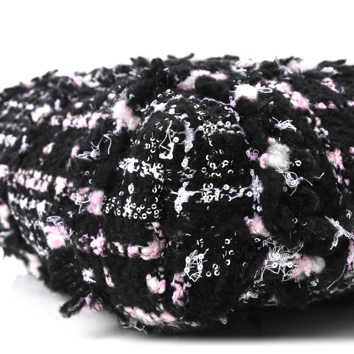 Tweed Patchwork Quilted Small Chanel 22 Black Pink White