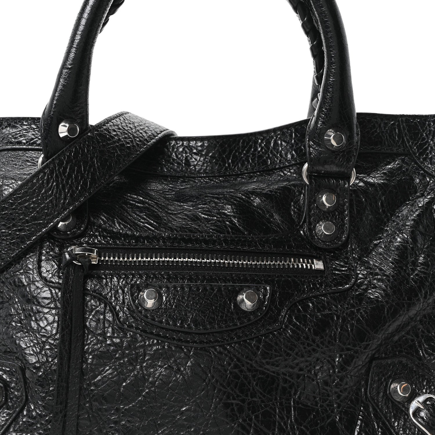 Agneau Arena Silver Hardware Small Le City Black