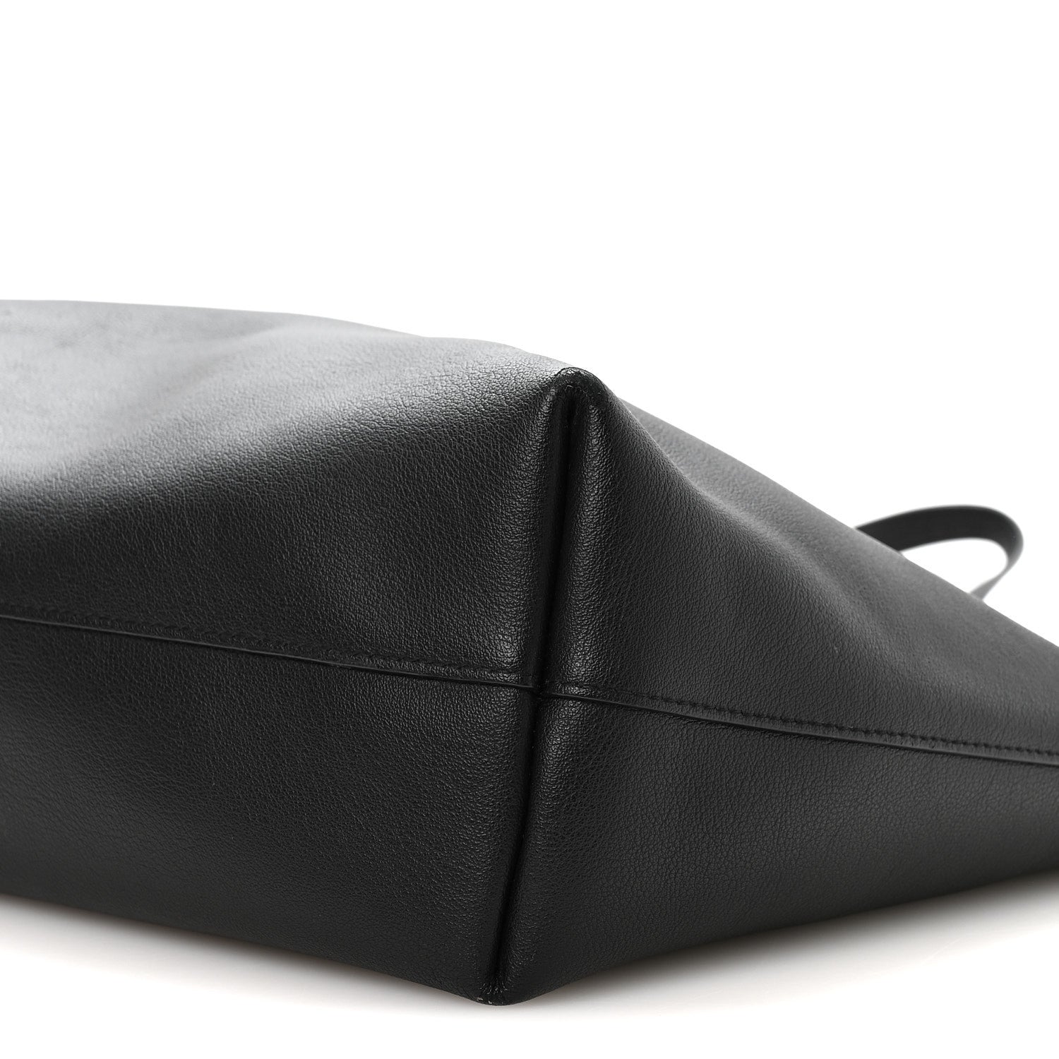 Calfskin Large Shopping Tote Black