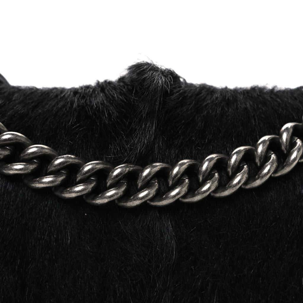 Goat Hair Medium Celtic Boy Flap Black