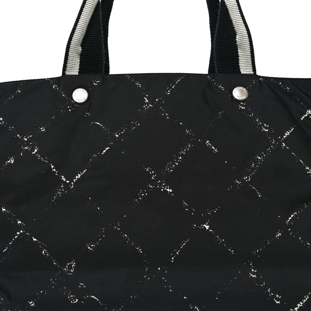 Nylon Travel Tote Black