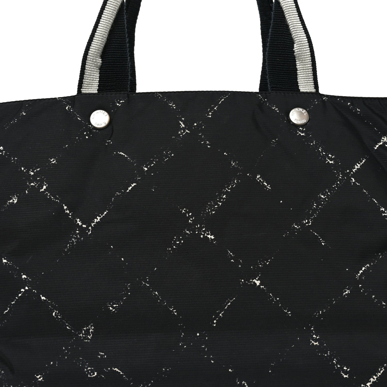 Nylon Travel Tote Black