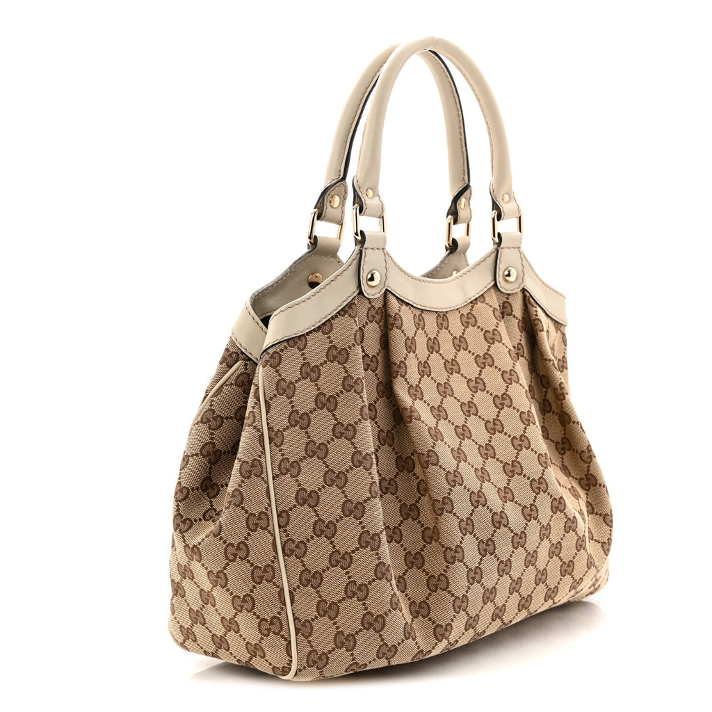 Monogram Medium Sukey Tote Off White