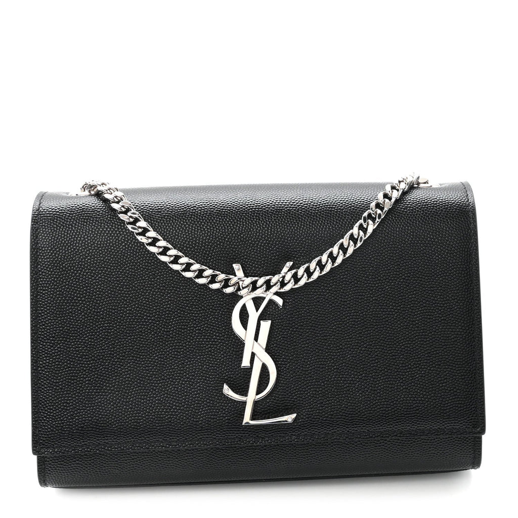 Grain De Poudre Small Monogram Kate Satchel Black