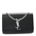 Grain De Poudre Small Monogram Kate Satchel Black