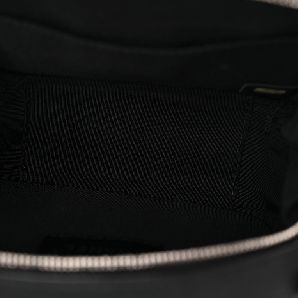 Lambskin Quilted Mini CC Box Camera Bag Black
