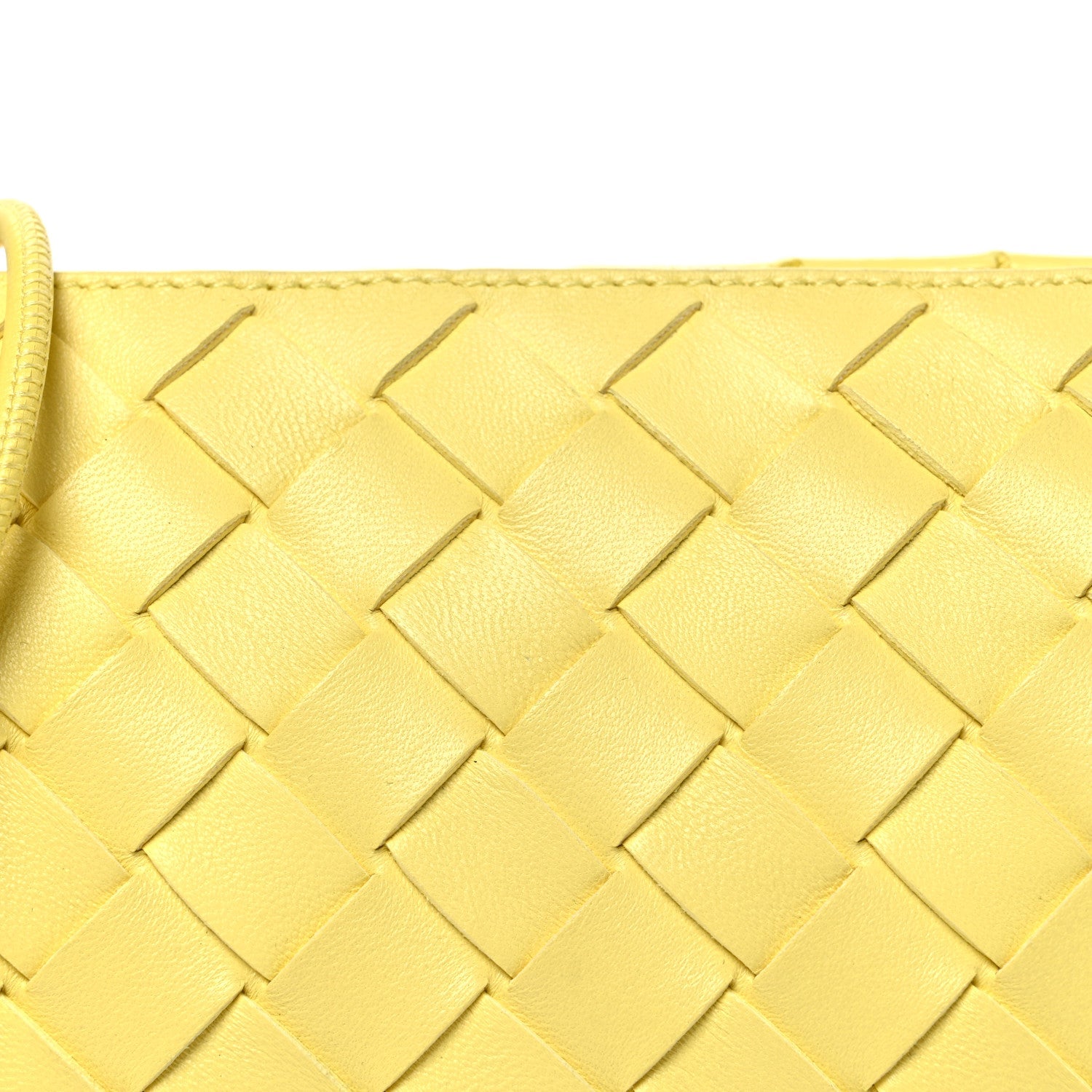 Nappa Intrecciato Loop Baguette Bag Sherbert