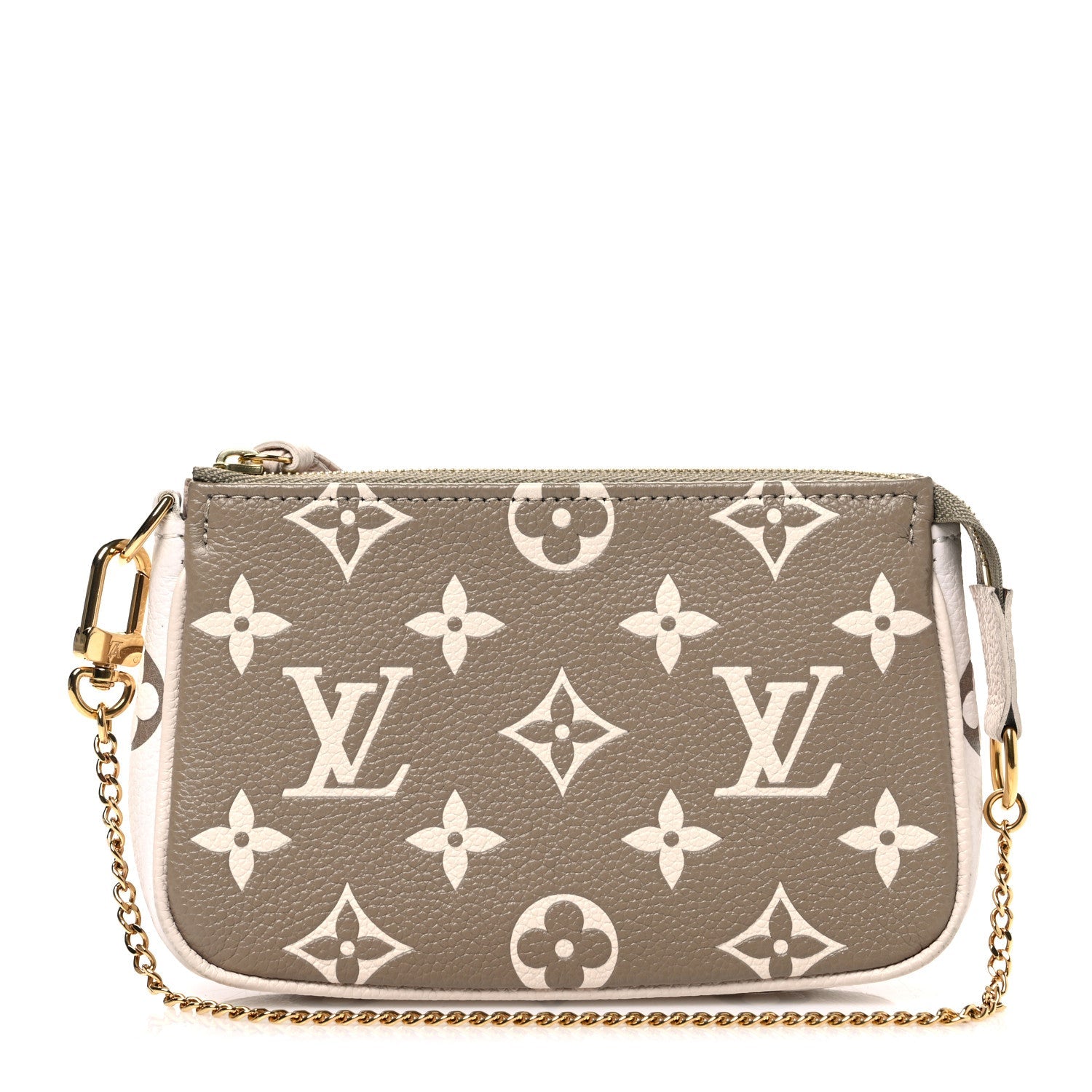 Empreinte Spring in the City Mini Pochette Accessories Kaki Beige Cream