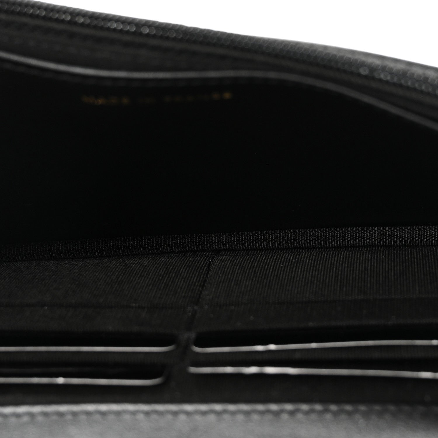Caviar Quilted Boy Wallet On Chain WOC Black
