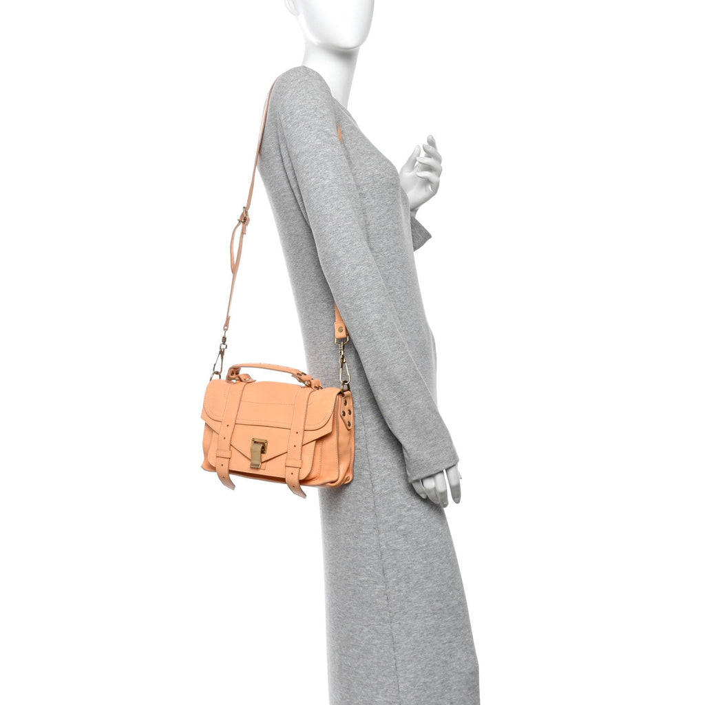 Lambskin Tiny PS1 Satchel Apricot