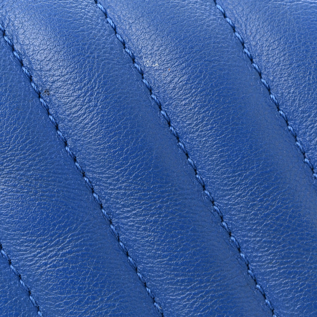 Calfskin New Wave Bumbag Blue Neon