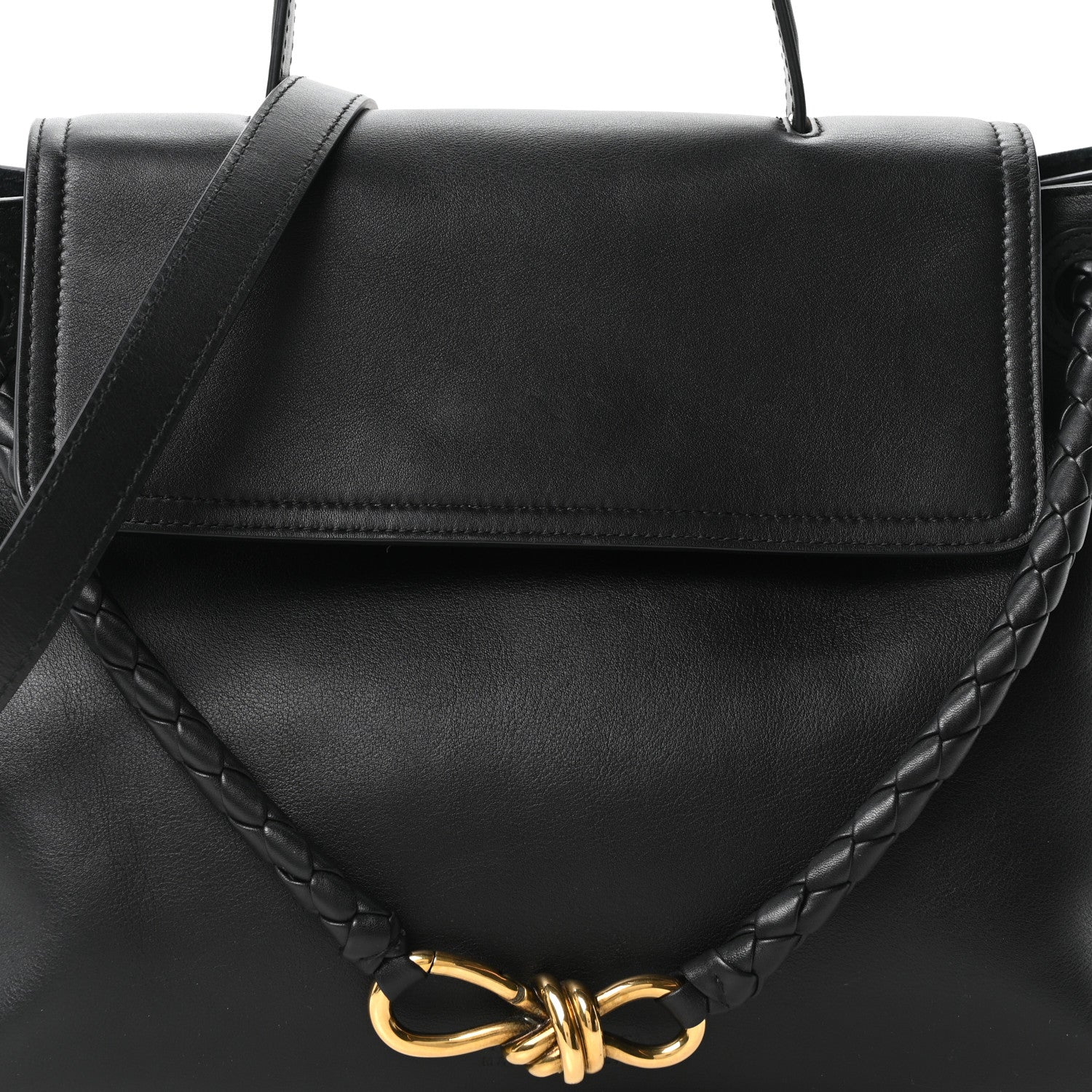 Silky Calfskin Medium Ciao Ciao Black