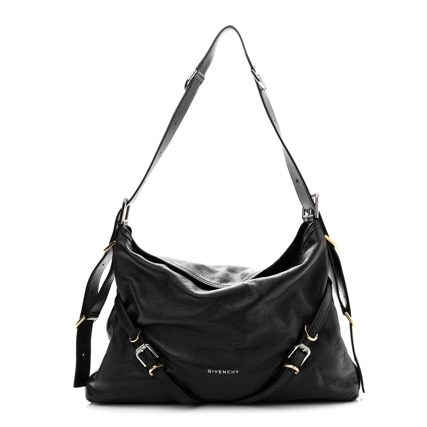 Calfskin Medium Voyou Bag Black