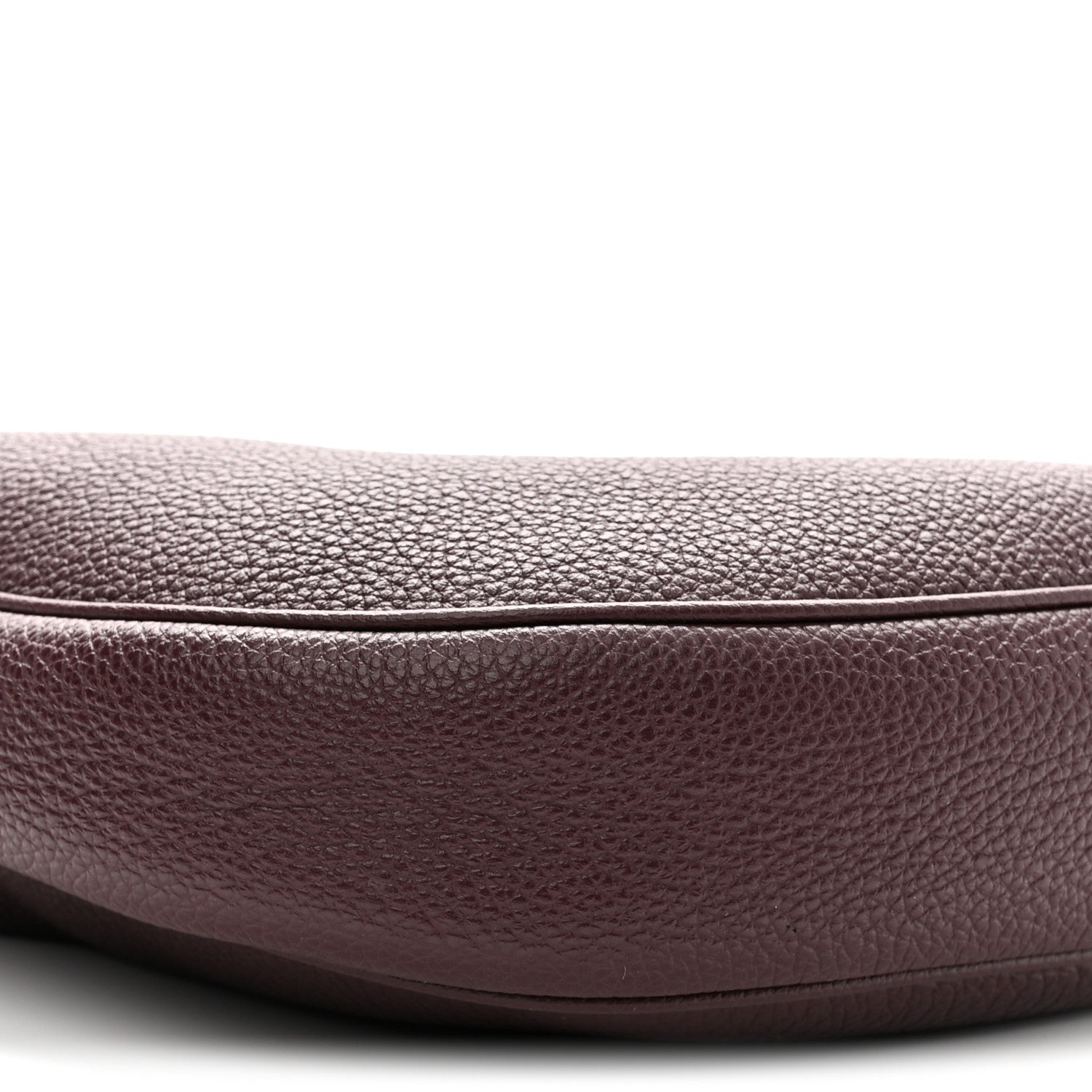 Supple Grained Calfskin Teen Lulu Shoulder Bag Deep Burgundy