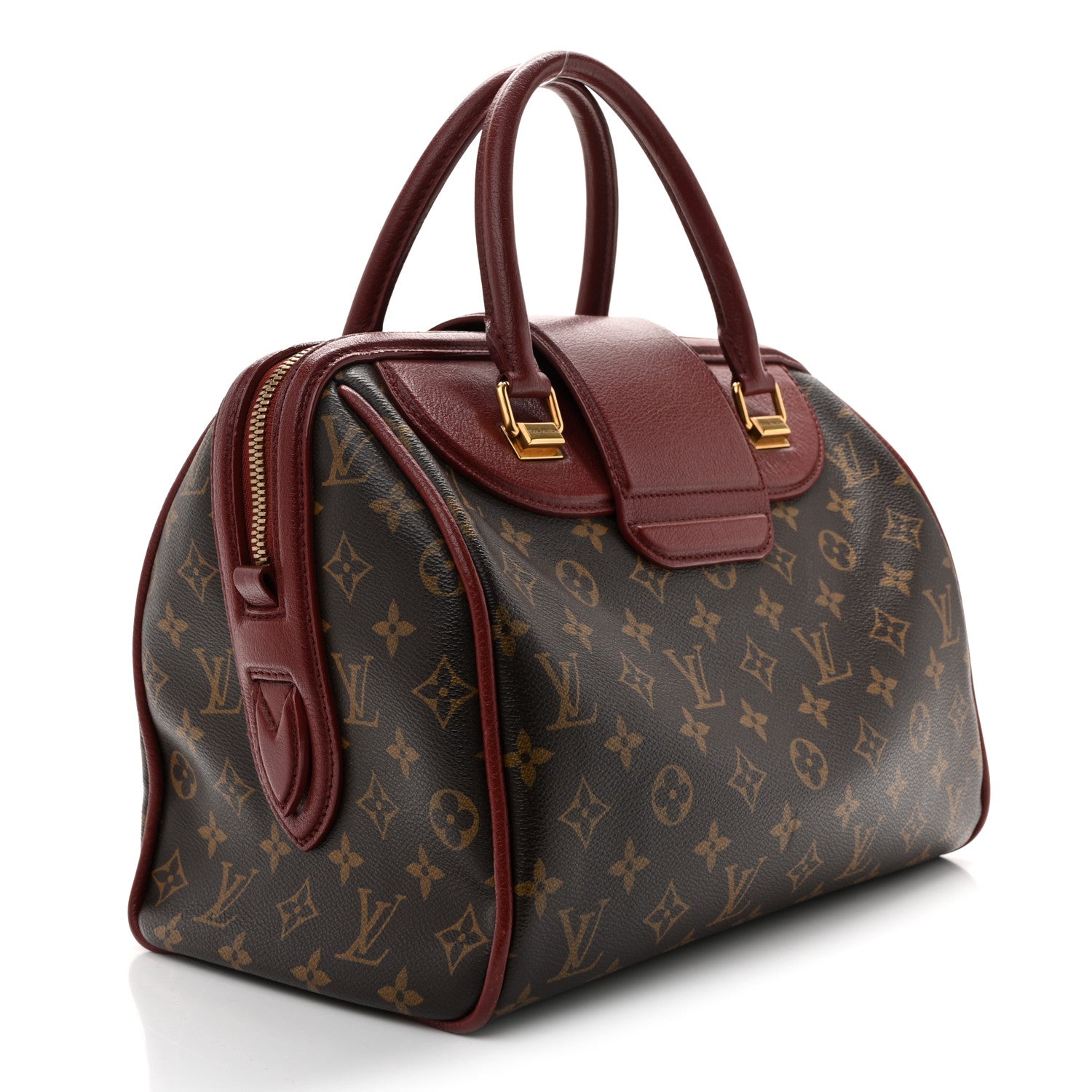 Monogram Golden Arrow Speedy Burgundy