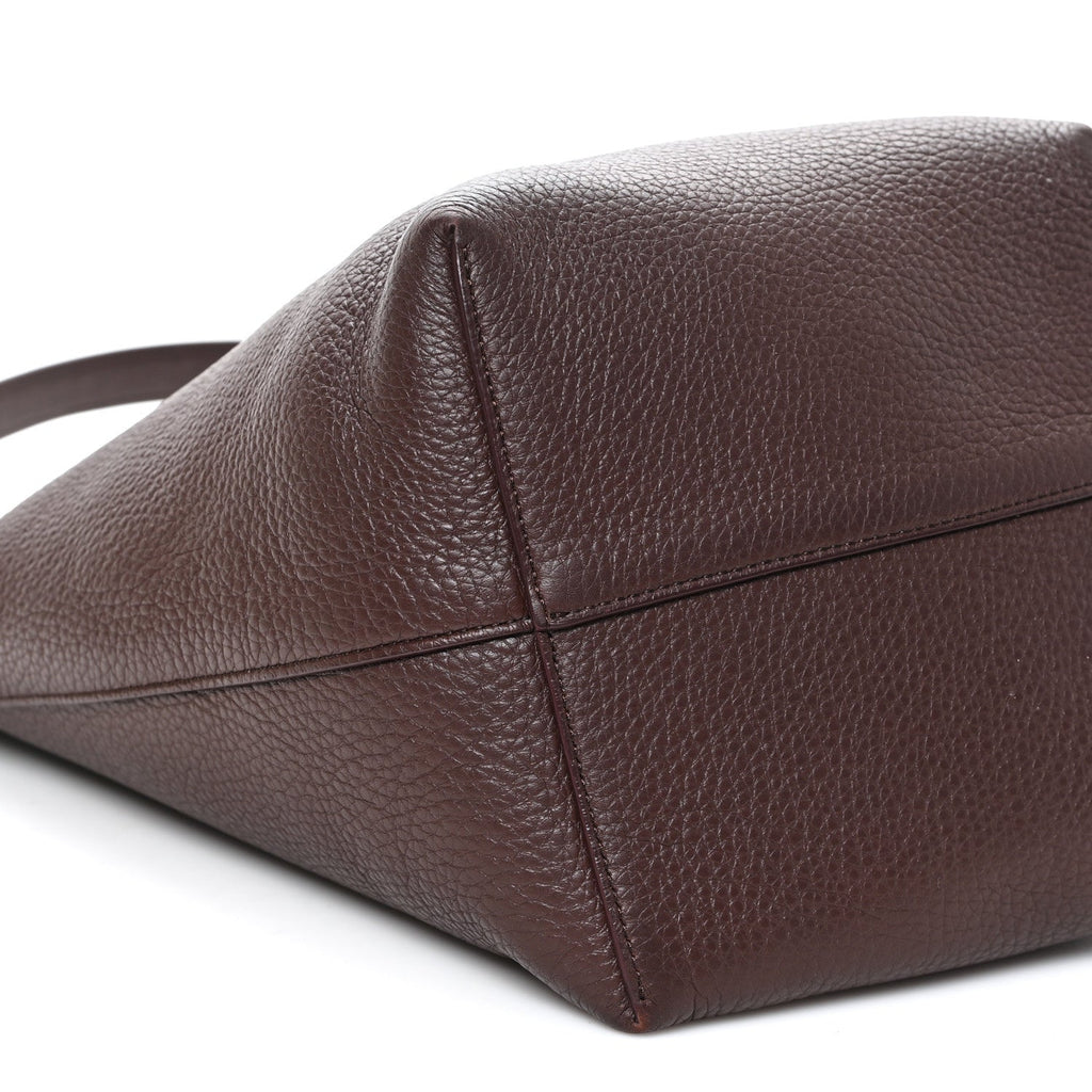 Grained Calfskin Medium N/S Park Tote Acajou