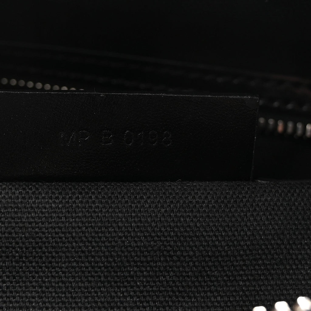 Shiny Lord Calfskin Small Antigona Black
