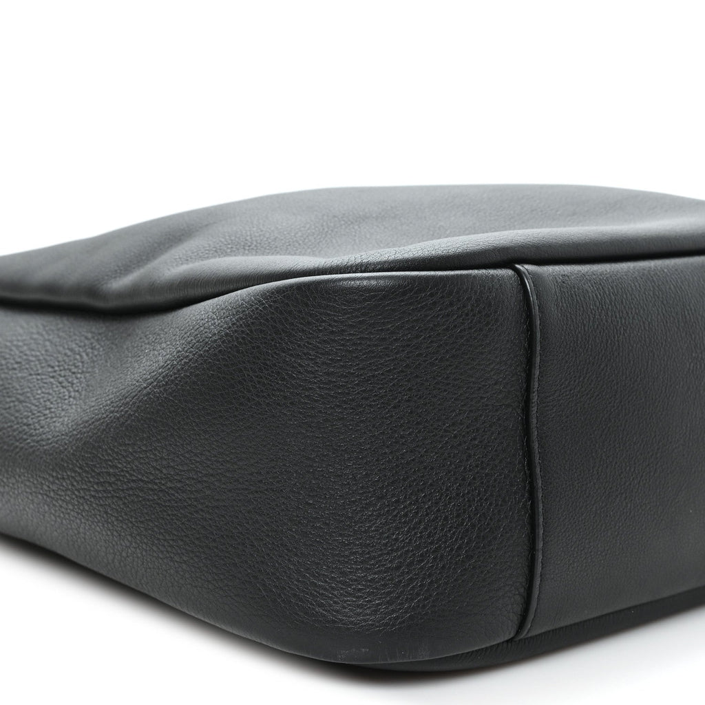Smooth Calfskin Large Le 5 A 7 Soft Hobo Black