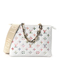 Lambskin Embossed Monogram LV Garden Coussin PM Cream