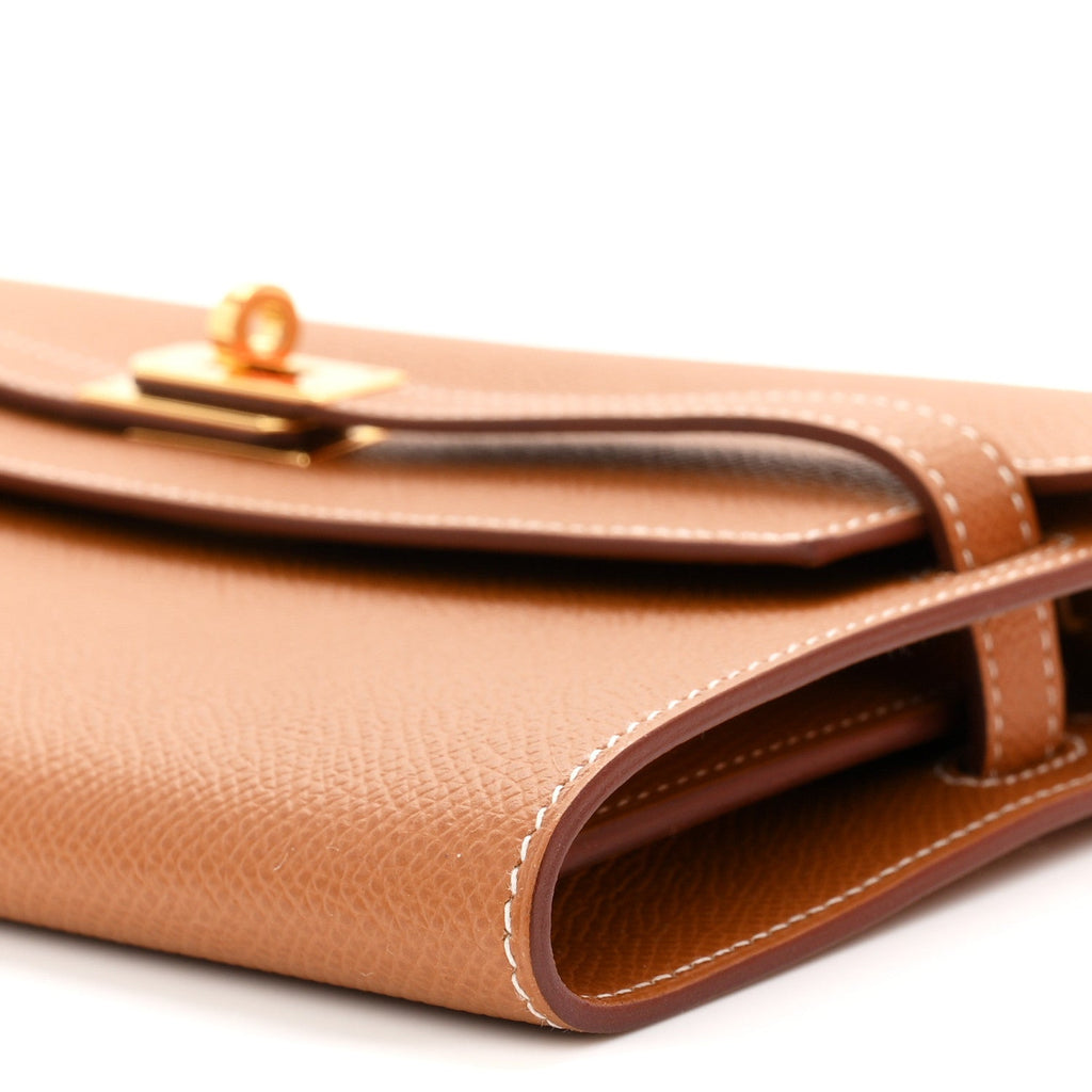 Epsom Kelly Wallet To Go Gold