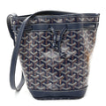 Goyardine Petit Flot Bucket Bag PM Navy