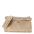 Scamosciato Triangle Small Bonnie Shoulder Bag Deserto