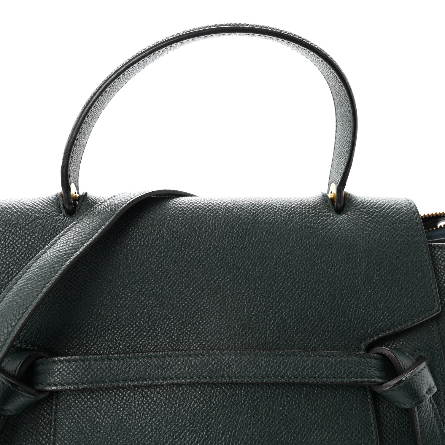 Grained Calfskin Micro Belt Bag Amazone