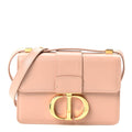 Smooth Calfskin Micro 30 Montaigne Flap Bag Rose Des Vents