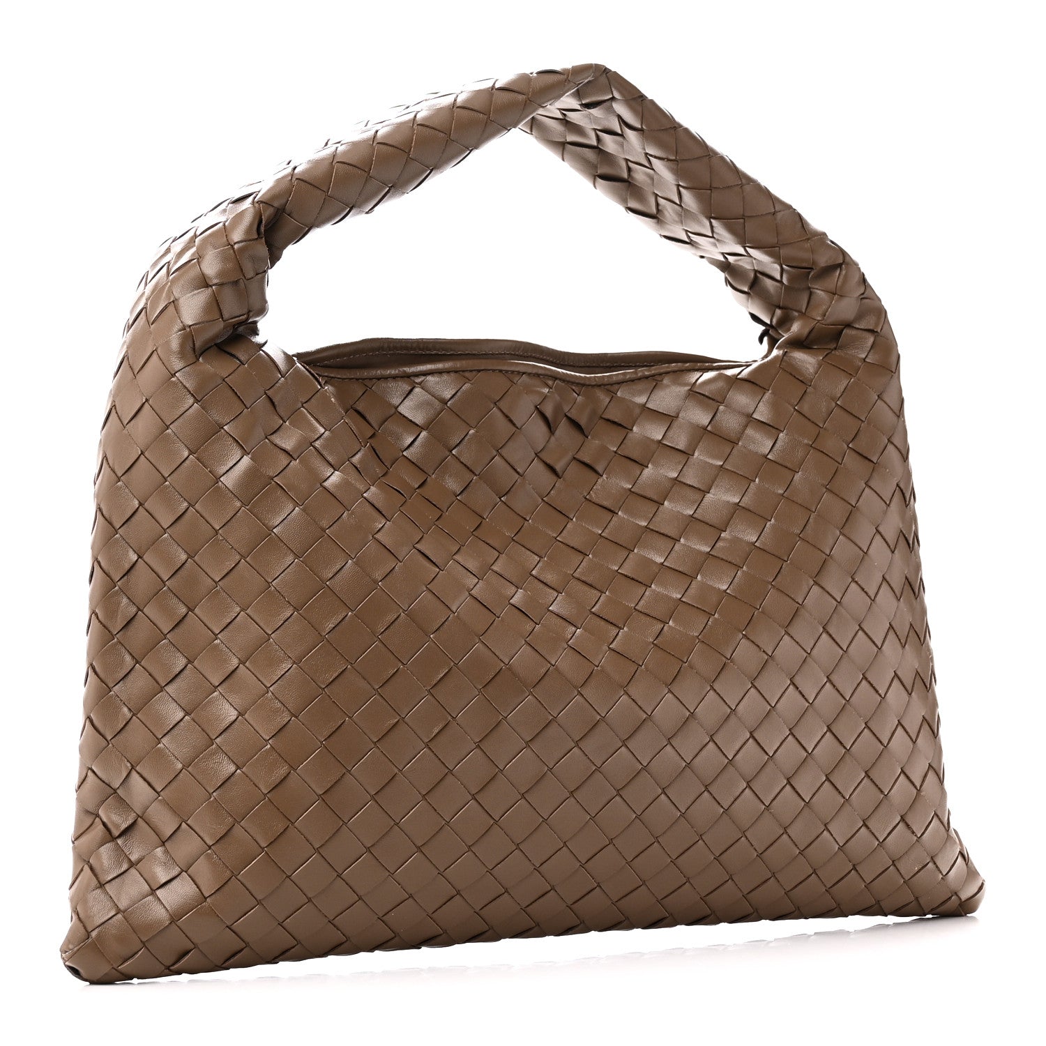 Calfskin Intrecciato Small Hop Pinecone