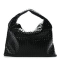 Calfskin Intrecciato Large Hop Black Black
