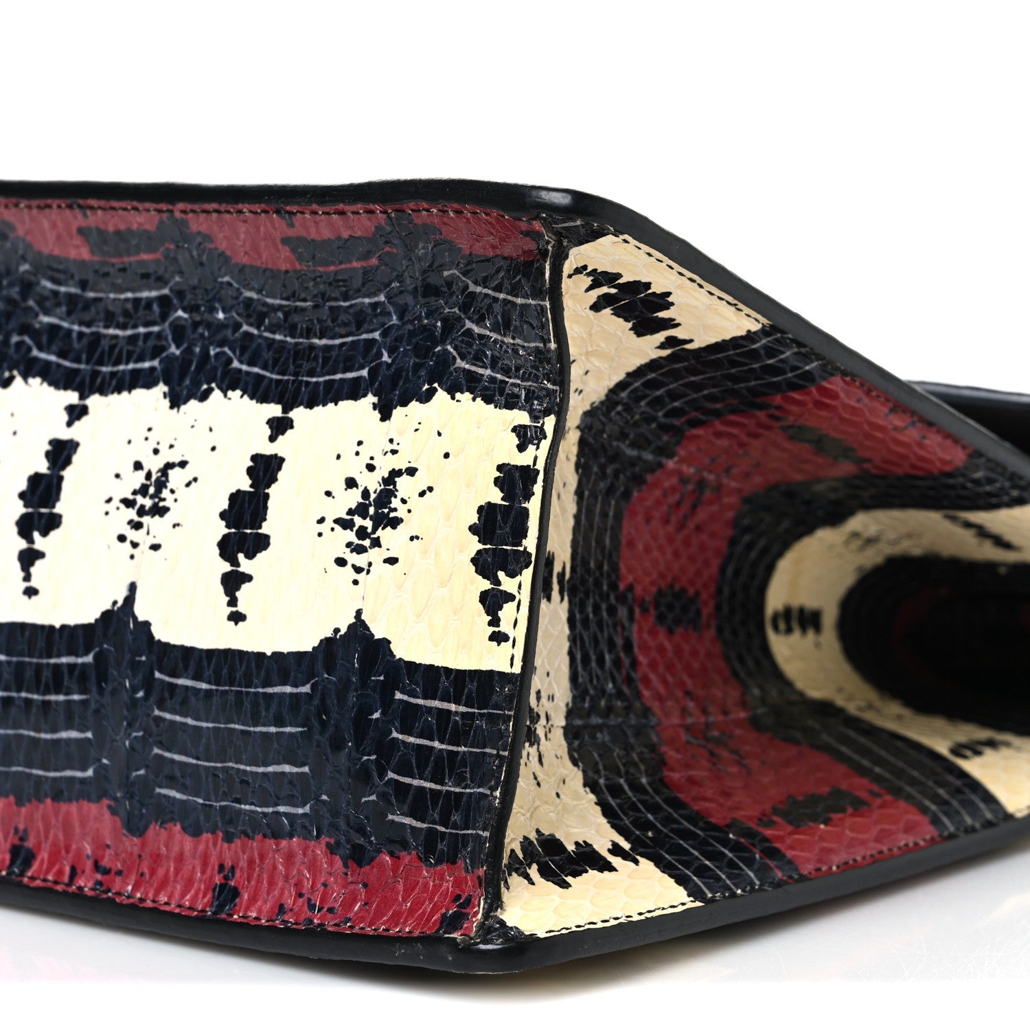 Snakeskin Small Lilith Top Handle Bag