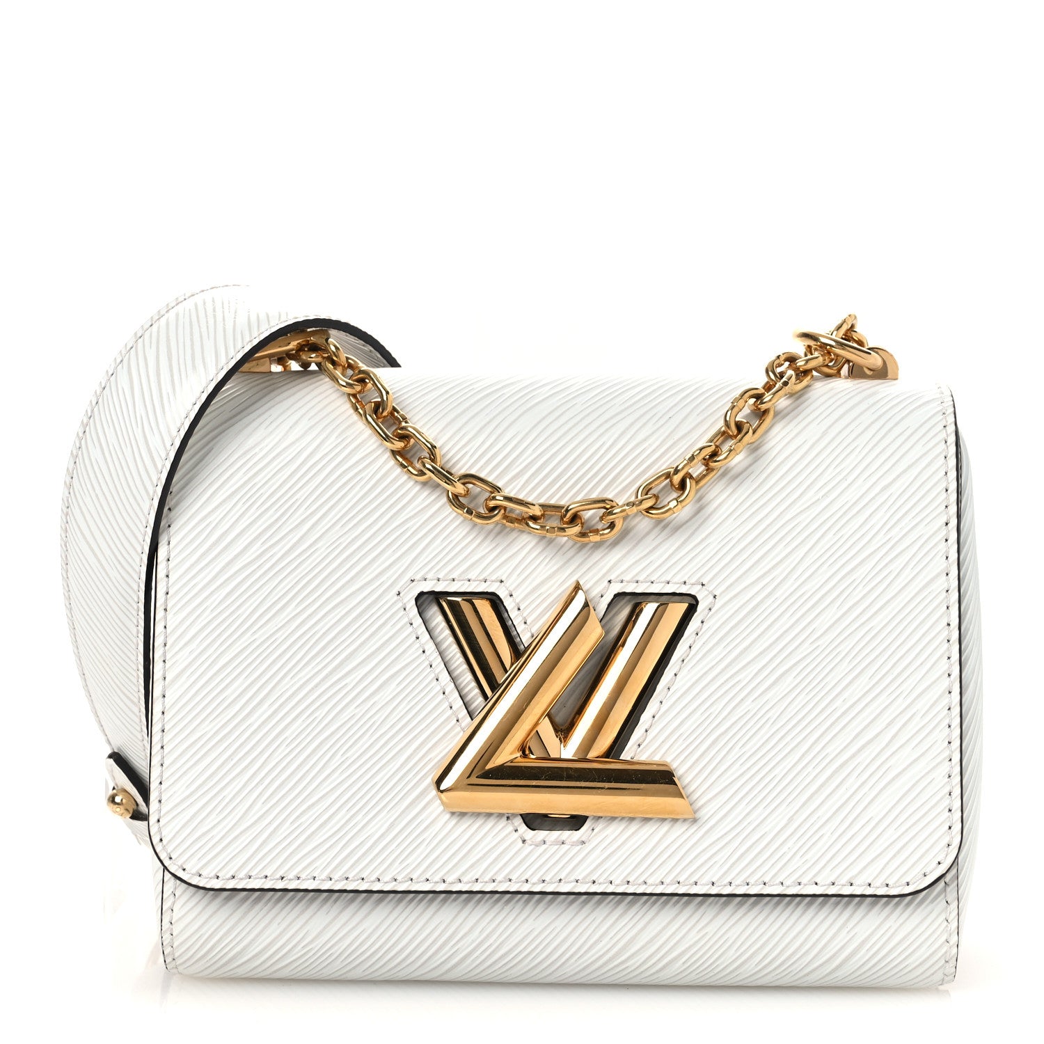 Epi Twist Shoulder Bag PM White
