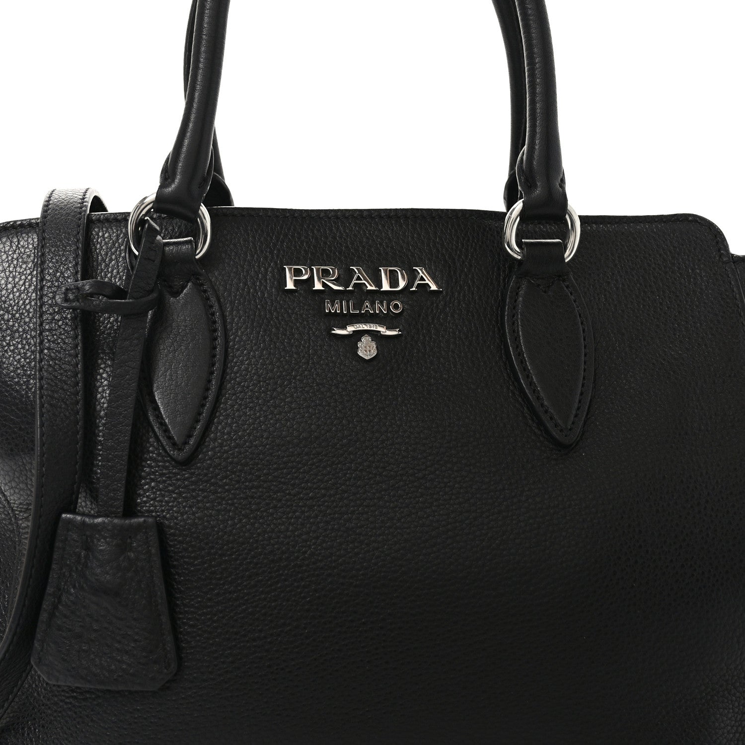 Vitello Phenix Tote Black