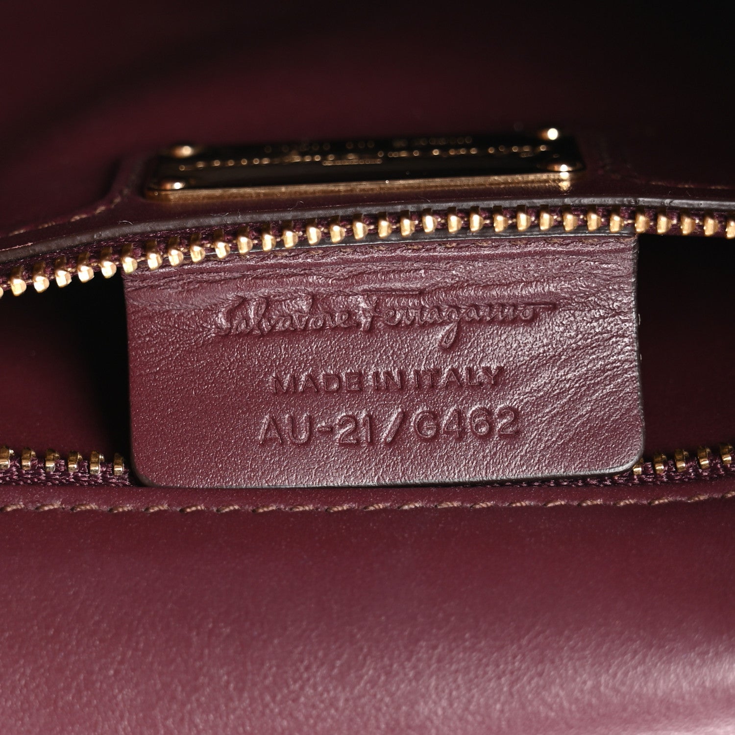 Pebble Calfskin Ginny Vara Bow Shoulder Bag Burgundy